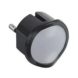 Legrand 050677 Dimmbares Nachtlicht mit Helligkeitssensor LED 0, 06W Farbe SCHWARZ 1