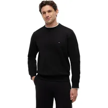 Tommy Hilfiger Essential Fleece Crew Neck Sweatshirt Schwarz L