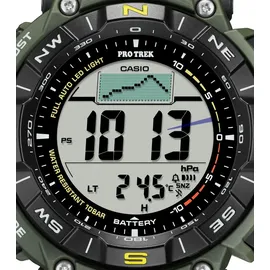 Casio Pro-trek Uhr Lcd Black / Olive Green / Mineral One Size