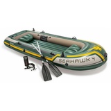 Intex Schlauchboot Seahawk 4 Set inkl. Alu-Paddel + Pumpe bis 480kg 351x145x48cm