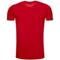 Kaipara - Merino Sportswear Rundhalsshirt Merino Shirt Herren Kurzarm Slimfit 200 (1-tlg) aus reiner Merinowolle Made in Germany rot M