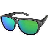 ActiveSol Überzieh-Sonnenbrille, El Aviador grau/verspiegelt