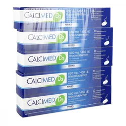 Calcimed D3 600 mg/400 I.E. Brausetabletten