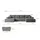 altdecor Ecksofa Cord 6-Sitzer Dunkelgrau