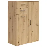mömax Kommode Multistauraum 80 x 115 x 40 cm Eiche Artisan