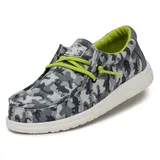 HEYDUDE Wally Youth Camodino Kinder Blau 32