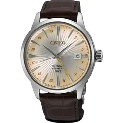 Seiko Presage Mechanik Automatik GMT new Cocktail Time" SSK041J1" - silber / braun,braun - 40.5mm