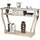 Costway Flurtisch Konsolentisch 120x30x81 cm grau