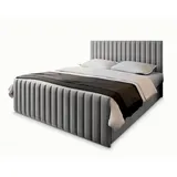 masseno Boxbett mit Bettkasten ¦ grau ¦ Maße cm B: 160 H: 98