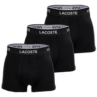 Lacoste Boxershorts, 3 Packungsstämme in Schwarz M