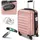 Kesser Hartschalen-Trolley 4-Rollen Cabin 55 cm / 55 l rosa