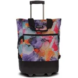 Punta Wheel Print Einkaufstrolley Einkaufsroller Shooping Trolley 10008, Farbe:Violett/Bunt