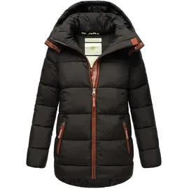 Navahoo Winterjacke Wattewölkchen braun / schwarz / weiß M