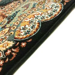 Morgenland Orientteppich - Ahu - schwarz - 300 x 100 cm - läufer
