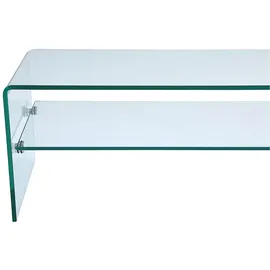 vente-unique Vente-Unique-TV-Möbel mit 1 Ablage - Glas - STILEOS