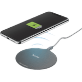 Hama QI-FC10 Metal 10W kabelloses Smartphone-Ladepad Schwarz