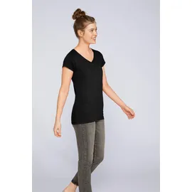 Gildan Damen V-Neck T-Shirt \64V00L\" navy S"