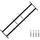 vidaXL Sicherheitsgitter für Fenster mit 2 Querstangen 3 pcs 63-114 cm Schwarz
