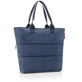 Reisenthel Shopper e1 herringbone dark blue