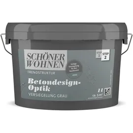 Schöner Wohnen Betondesign-Optik Versiegelung Grau 1 l