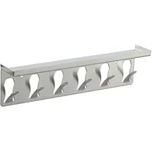 Relaxdays Schlüsselbrett, Silber