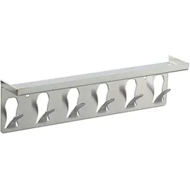 Relaxdays Schlüsselbrett, Silber