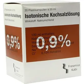 Fresenius Kabi Deutschland GmbH KOCHSALZLÖSUNG 0,9% Plastikamp.Fresenius 20X20 ml