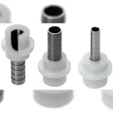 ich-zapfe Tülle für Bier oder CO2 Schlauch mit angespritzter Dichtung - gerade 4mm