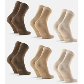 Danish Endurance Bamboo Business Socken 6er Pack Schwarz 43-46