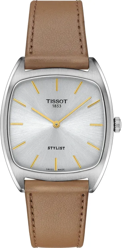 Tissot Heritage Stylist T159.909.16.031.00 - silber matt,hellbraun - 32mm