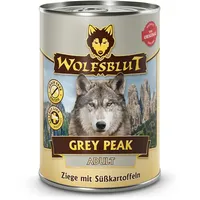 Wolfsblut 395g Hundenassfutter 6 x 395 Gramm Grey Peak Ziege mit Süßkartoffeln
