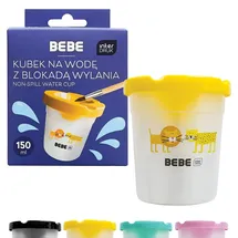 Interdruk Wasserbecher mit Spritzschutz Pinselablage für 150ml