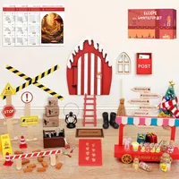 Komplettes Wichtel Set für fantasievolle Weihnachtsdeko – 43 Teile von Elidepe