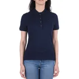 Lacoste Stretch Cotton Piqué Kurzarm-poloshirt - Marine 40