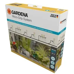Micro-Drip-System Tropfbewässerung Set Terrasse (30 Pflanzen)
