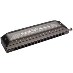 Hohner Super 64 X Typ Mundharmonika - chromatische Mundharmonika