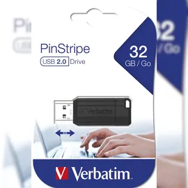 Verbatim Store 'n' Go PinStripe 32 GB schwarz USB 2.0 49064