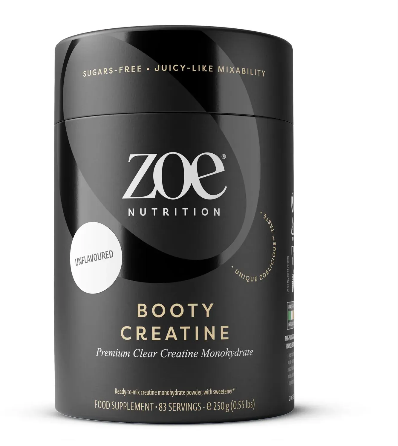 zoe Booty Creatine, 250 g Pulver