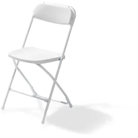 FEROS Budget Klappstuhl 43 x 45 x 80 cm weiß