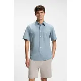 Boss Kurzarmhemd Blau XXXL