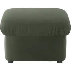 Hocker DOMO COLLECTION "Pegnitz", grün, B:60cm H:40cm T:60cm, 100% Polyester, Hocker, Polsterhocker