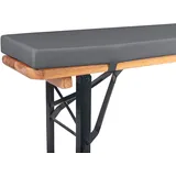 TexDeko Bierbankauflage 220 x 25 x 4 cm anthrazit 1 St.