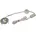 Einbauleuchte 3er Set Glas Metall