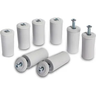 Inovatec 8 x Anschlagstopper 40 mm, grau