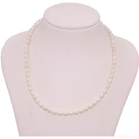 FIRETTI Perlenkette Schmuck Geschenk Messing Gold/Weiß 41