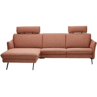 Himolla Ecksofa 6902, Altrosa, Textil, 3,5-Sitzer, L-Form, 281x171 cm, Blauer Engel, Goldenes M, Emas, erweiterbar, Typenauswahl, Fußauswahl, Lederauswahl, Stoffauswahl, seitenverkehrt erhältlich, individuell planbar, Armteil links, rechts, Wohnzimmer, Sofas & Couches, Wohnlandschaften, Ecksofas