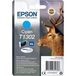 Epson T1302 - 10.1 ml - Cyan - Blister mit RF- / aktustischem Alarmsignal