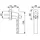 HOPPE Fenstergriff 0700LS/U26 100NM, 7/32-42, F 9714M