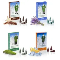 Crottendorfer Räucherkerzen Original Crottendorfer Räucherkerzen - 4 Sorten in einem Set - verschiedene Düfte (Adventsduft, Winter-Orange, Waldmoos, Lavendel)