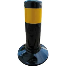 Schake Flexipfosten Ø80mm 30 cm Schwarz/Gelb